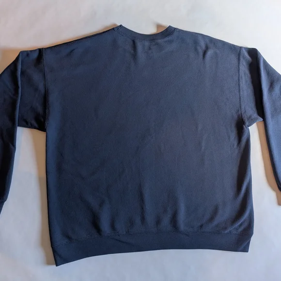 Hanes EcoSmart Dark Blue Sweatshirt - Picture 3 of 4